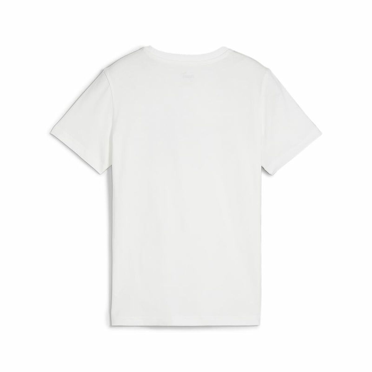 Child's Short Sleeve T-Shirt Puma Essential+ AB White-4