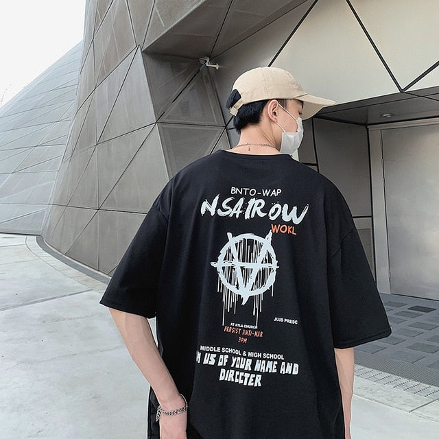 Men's tshirt Summer Harajuku Cool Unisex Short Sleeve tshirt Funny Printed Streetwear Plus size T-shirt cool street style-5