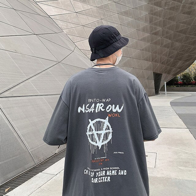 Men's tshirt Summer Harajuku Cool Unisex Short Sleeve tshirt Funny Printed Streetwear Plus size T-shirt cool street style-9