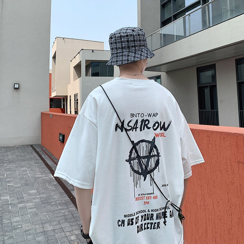 Men's tshirt Summer Harajuku Cool Unisex Short Sleeve tshirt Funny Printed Streetwear Plus size T-shirt cool street style-1