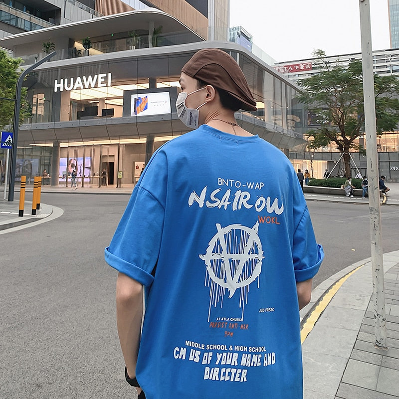 Men's tshirt Summer Harajuku Cool Unisex Short Sleeve tshirt Funny Printed Streetwear Plus size T-shirt cool street style-4