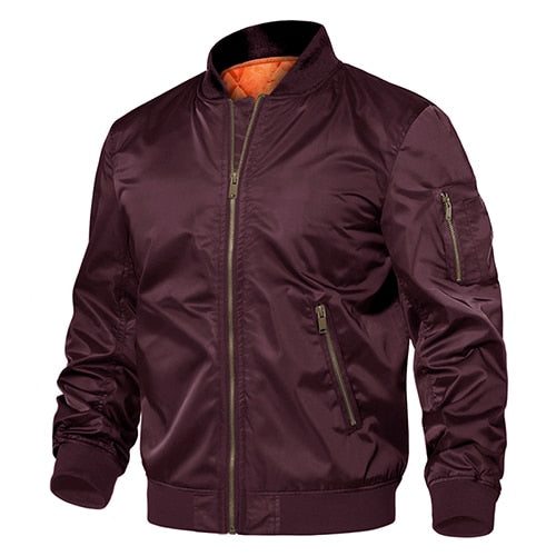Winter Military Jacket Outwear Men Cotton Padded Pilot Army Bomber Jacket Coat Casual Baseball Jackets Varsity Jackets-4
